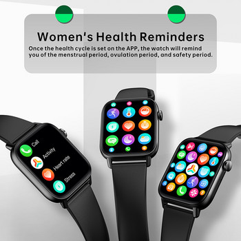 2023 Нов интелигентен часовник за обаждания с Bluetooth за жени 1,83\