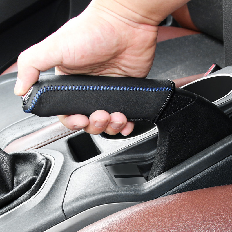 Husa de protectie capac frana de mana din piele pentru Geely Emgrand X7 Atlas Boyue LC EC7 EC8 Coolray GX3 Panda