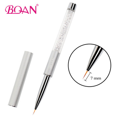 BQAN 1 Buc Nail Art Painting Liner Desen Linie Pen Perie 5 mm/7 mm/10 mm Manichiură Artă Lustruit Flori Gel Perie Instrumente