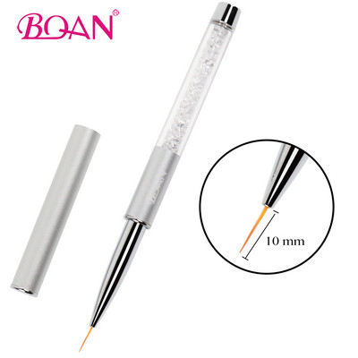 BQAN 1 Buc Nail Art Painting Liner Desen Linie Pen Perie 5 mm/7 mm/10 mm Manichiură Artă Lustruit Flori Gel Perie Instrumente