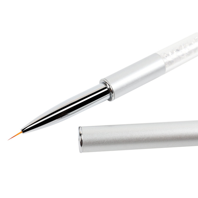 BQAN 1 Buc Nail Art Painting Liner Desen Linie Pen Perie 5 mm/7 mm/10 mm Manichiură Artă Lustruit Flori Gel Perie Instrumente