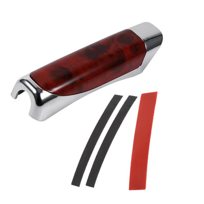 Husa universală elegantă de protecție a frânei de mână pentru mașină, negru roșu, fibră de carbon, set de protecție pentru decorațiuni interioare Accesorii auto