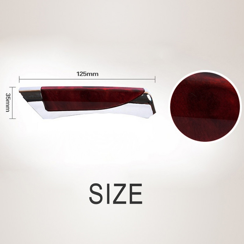 Husa universală elegantă de protecție a frânei de mână pentru mașină, negru roșu, fibră de carbon, set de protecție pentru decorațiuni interioare Accesorii auto