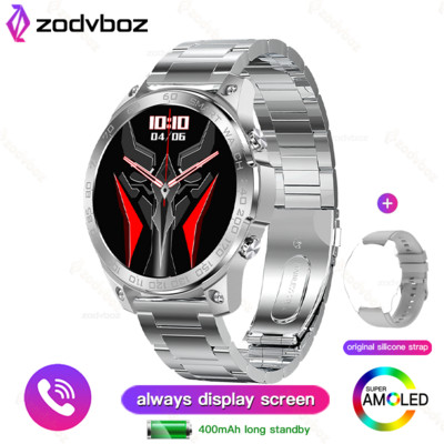 2023 Nou ceas inteligent pentru bărbați Hi-Fi Voice Calling 1,43 inch Afișare permanent Ceasuri sport Bărbați IP68 Smartwatch rezistent la apă pentru Xiaomi