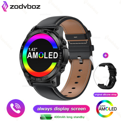 2023 Nou ceas inteligent pentru bărbați Hi-Fi Voice Calling 1,43 inch Afișare permanent Ceasuri sport Bărbați IP68 Smartwatch rezistent la apă pentru Xiaomi