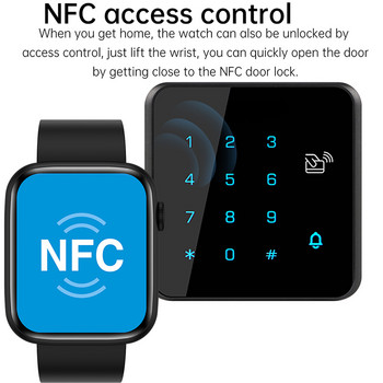 2023 Нов смарт часовник с NFC Bluetooth обаждане за жени 1,83 \