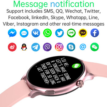 2022 Νέο γυναικείο έξυπνο ρολόι Γυναικείο Bluetooth Call Fitness Tracker για τηλέφωνο Xiaomi Huawei Υγεία Μουσική Έξυπνο ρολόι καρδιακών παλμών Γυναίκα