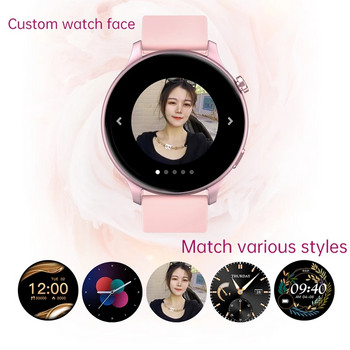 2022 Нов дамски смарт часовник Дамски Bluetooth разговор Фитнес тракер за телефон Xiaomi Huawei Здраве Музика Интелигентен часовник за сърдечен ритъм Жена
