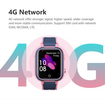 4G Kids Smart Watch 2023 Tracker Τοποθεσία Βιντεοκλήση Τηλέφωνο SOS Αδιάβροχη κάμερα Smartwatch for Children Δώρο