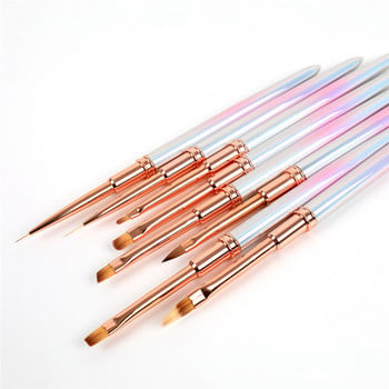 1 τμχ Gradient Nail Art Brush For Manicure Salon Tool Professional Painting Drawing UV Gel Extension Pen Nail Polish Nail Brushes