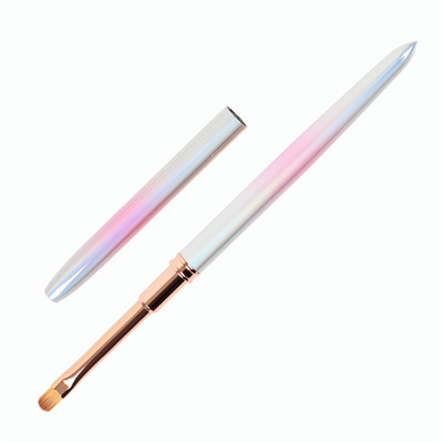 1 buc. perie pentru arta unghiilor cu gradient pentru instrument de salon de manichiură, desen pentru pictura profesională, stilou de extensie cu gel UV, perii pentru unghii
