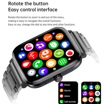 2023 Νέο Έξυπνο ρολόι NFC Ανδρικό Έξυπνο Bluetooth Κλήση Αθλητισμός GPS Track Έξυπνο ρολόι Γυναικείο καρδιακό παλμό ΗΚΓ PPG Smartwatch για Android ios