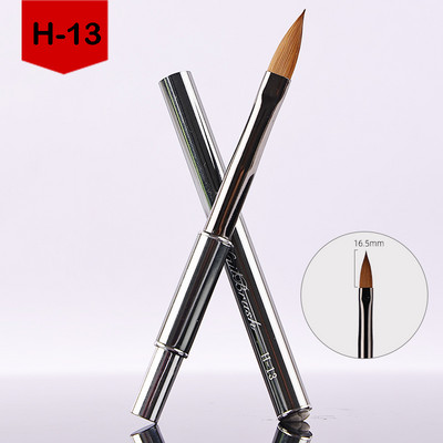 Perii profesionale pentru unghii FILI Kolinsky, perie pentru sculptură pentru arta unghiilor, pentru pictura cu gel UV, instrument de sculptură, pix pentru unghii, constructor de extensii cu gel UV