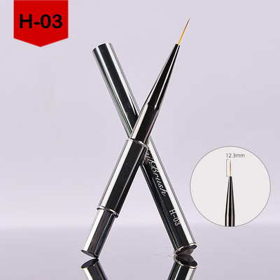 Perii profesionale pentru unghii FILI Kolinsky, perie pentru sculptură pentru arta unghiilor, pentru pictura cu gel UV, instrument de sculptură, pix pentru unghii, constructor de extensii cu gel UV