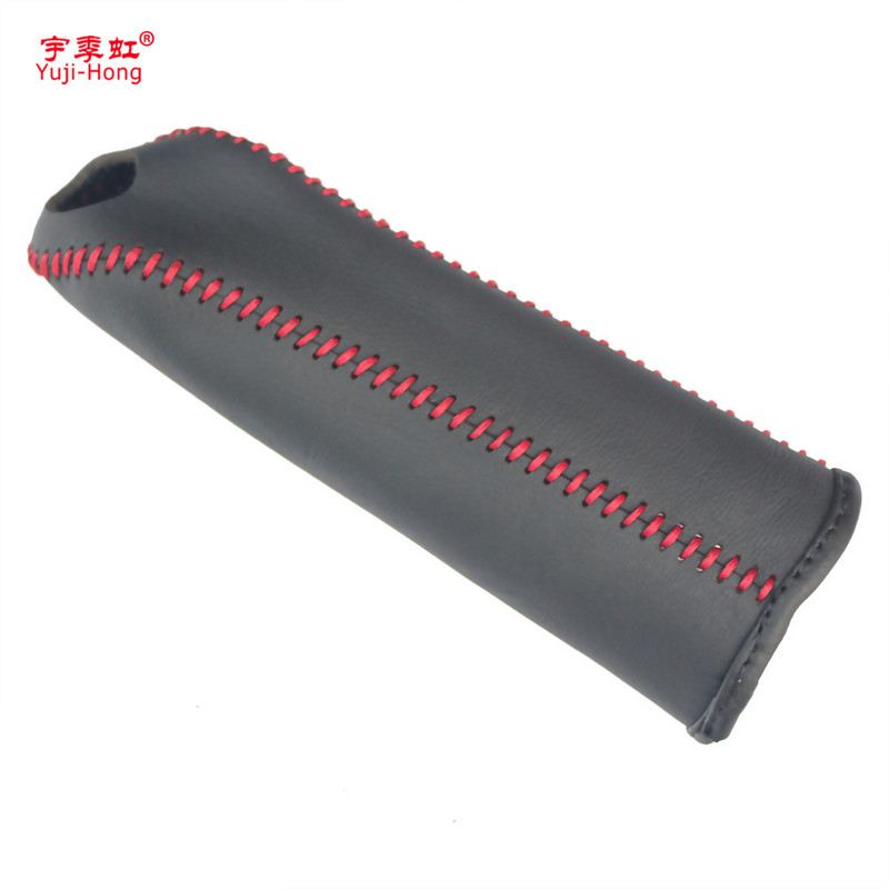 Yuji-Hong Husa pentru frana de mana pentru Subaru XV Forester 2013 Husa din piele naturala cu stil de masina Manere manete pentru frana de mana