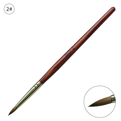 12 stiluri pur Kolinsky Sable acrilic perie pentru unghii gel UV sculptură pulbere lichidă cristal Pen DIY unghii artă manichiură instrument