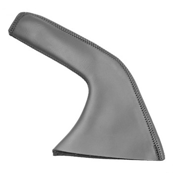 Черна естествена кожа на капака на ръчната спирачка на автомобила Защитен маншон за Mazda 3 2011 Капак на ръкохватките на ръчната спирачка