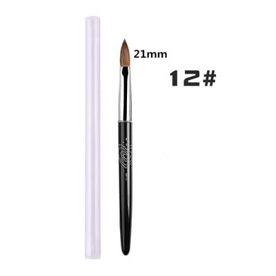 Kolinsky akrilna četka za nokte za akrilni puder četke za nokte za nanošenje akrila veličina 6/8/10/12/14/16 četkica za nokte