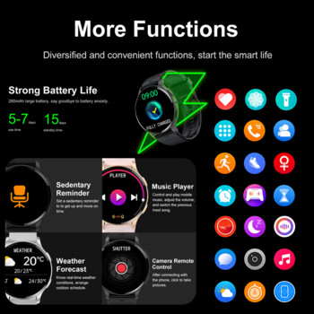 2023 Нов смарт часовник Мъжки Hi-Fi гласови разговори Спортни часовници Дамски здравен тракер IP67 Водоустойчив смарт часовник за Xiaomi Huawei+Box