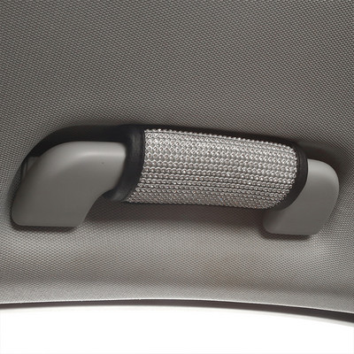 Capac pentru butonul de schimbător al vitezei cu diamant pentru mașină Capac frână de mână pentru mașini Strass Confortabil costum antiderapant Bling Belt capac de umăr