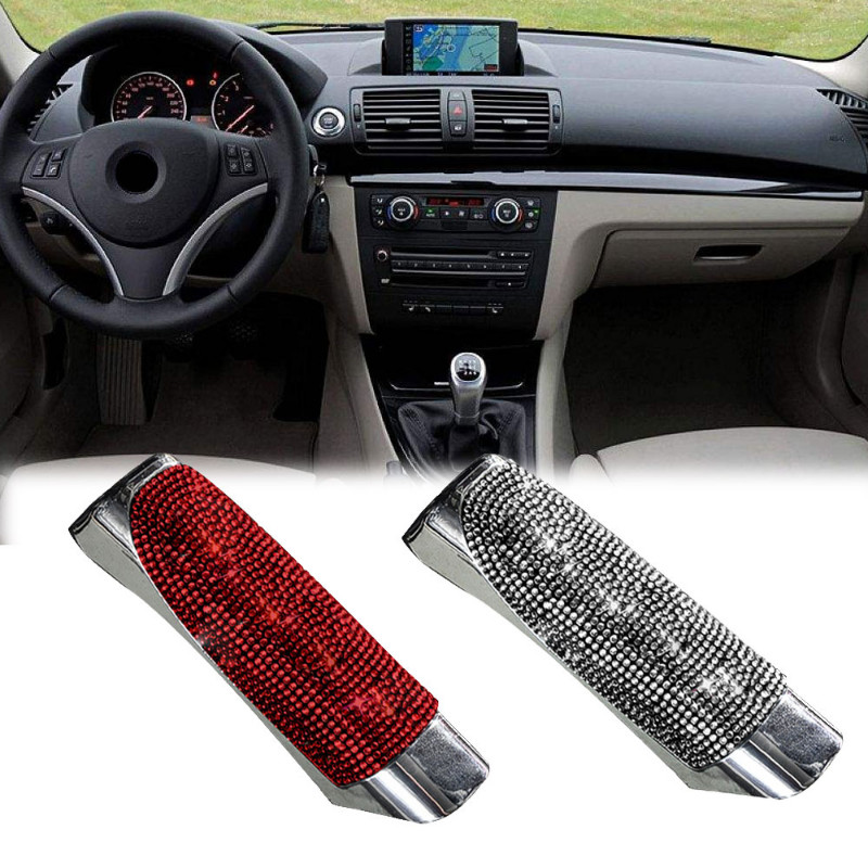 Diamond Styling Carcasa frana de mana masina Interior Gear Frana de mana Capac Protector Bling Universal Car Decor Accesorii Cadou