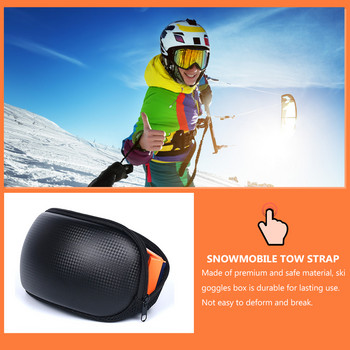 Θήκη γυαλιών Γυαλιά Ski Box Sports Protector Ρυμούλκηση Στήριγμα Snowmobile Αποθήκευση Pu Σκληρό κοντέινερ Ιμάντας Snowboard Θήκες ταξιδιού