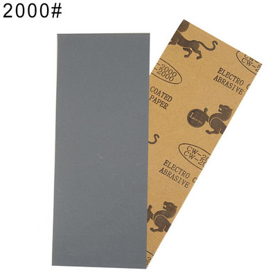 Hârtie șmirghel pentru automobile pentru automobile Foi de șmirghel umed uscat 400/600/800/1000/1200/1500/2000/2500 Slefuire metal și lustruire auto
