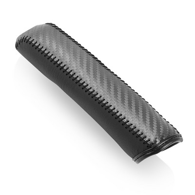Capac frână de mână din piele din fibră de carbon pentru Volkswagen VW Passat Tiguan T-Roc Golf Jetta Sharan Scirocco EOS T-Cross