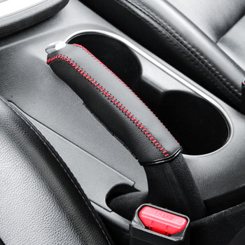 Δερμάτινο κάλυμμα χειρόφρενου Gears Αξεσουάρ αυτοκινήτου για Audi A1 A3 A4 B6 B8 B9 A3 A5 A6 A7 A8 C5 Q7 Q3 Q5 Q5L