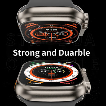 Нов смарт часовник Ultra 8 NFC GPS Track 49 mm Мъже Жени Smartwatch Series 8 Термометър BluetoothCall Водоустойчив спорт за Apple