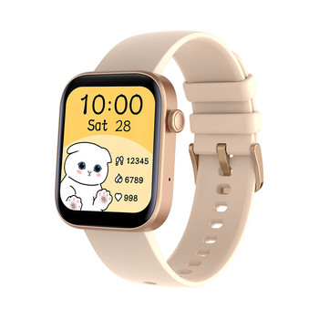 Έξυπνο ρολόι Γυναικείο Bluetooth Απάντηση Φωνητικής κλήσης Πλήρης οθόνη αφής IP67 Αδιάβροχο Sport Fitness Ανδρικό Smartwatch για Android IOS