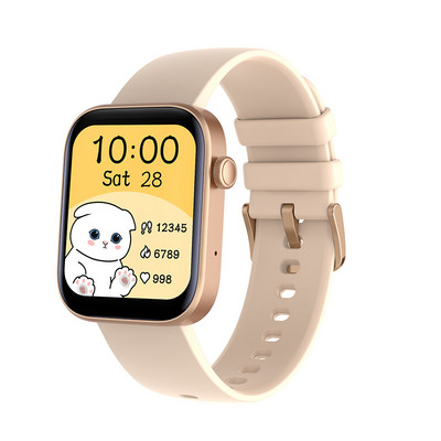 Ceas inteligent Femei Bluetooth Răspuns apel vocal Ecran tactil complet IP67 Impermeabil Sport Fitness Bărbați Smartwatch Pentru Android IOS