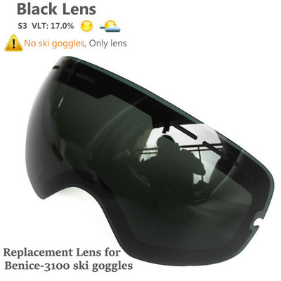 Noi UV400 Straturi duble Ochelari de schi anti-aburire Lentile Mască de schi Ochelari Schi Snowboard Ochelari Oglindă polarizați Ochelari pentru bărbați