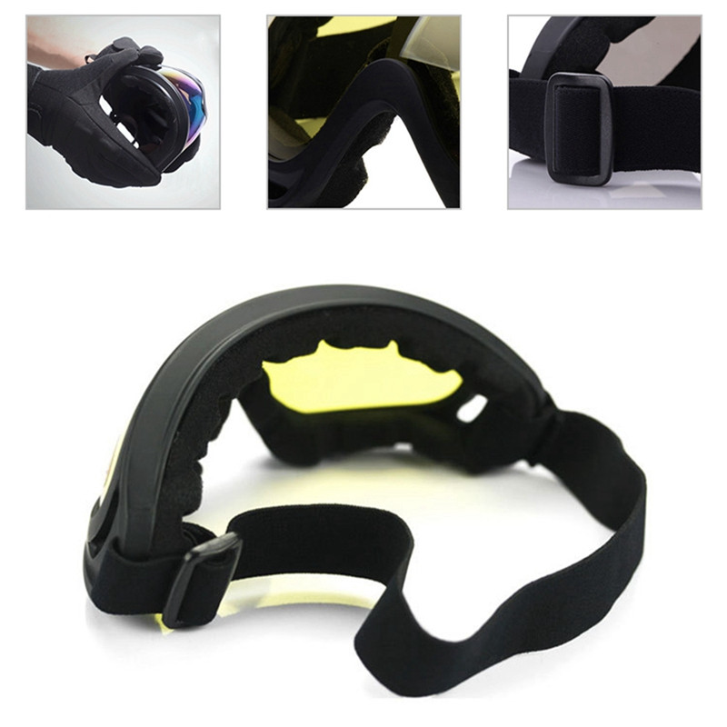 1 kom. Zimske skijaške naočale otporne na vjetar Sportske naočale CS naočale za skijanje na otvorenom s toplom moto maskom za biciklizam otpornom na prašinu