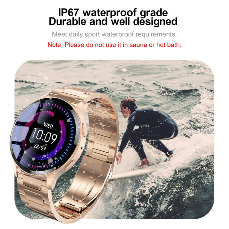 2023 nou ceas inteligent pentru femei, sănătate, fitness, monitorizare HD, apel vocal, ceasuri sport, bărbați, ceas inteligent pentru persia de sânge pentru Huawei Xiaomi