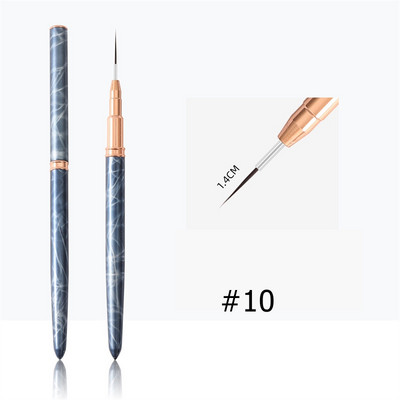 1 buc. perie pentru unghii cu gel pentru manichiură, acrilic, gel UV, extensie, pix, lac de unghii, pictură, desen, perie pentru unghii, pentru salonul de artă a unghiilor