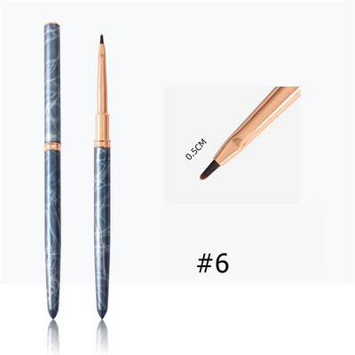 1 buc. perie pentru unghii cu gel pentru manichiură, acrilic, gel UV, extensie, pix, lac de unghii, pictură, desen, perie pentru unghii, pentru salonul de artă a unghiilor