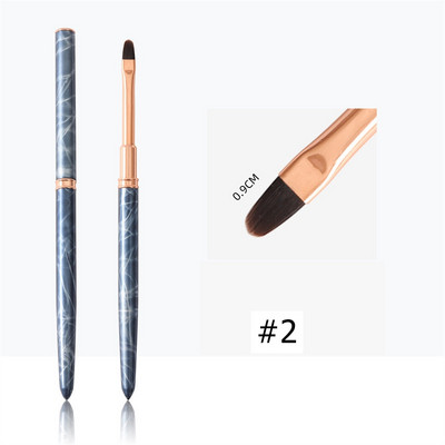 1 buc. perie pentru unghii cu gel pentru manichiură, acrilic, gel UV, extensie, pix, lac de unghii, pictură, desen, perie pentru unghii, pentru salonul de artă a unghiilor