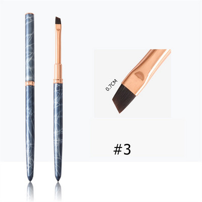 1 buc. perie pentru unghii cu gel pentru manichiură, acrilic, gel UV, extensie, pix, lac de unghii, pictură, desen, perie pentru unghii, pentru salonul de artă a unghiilor