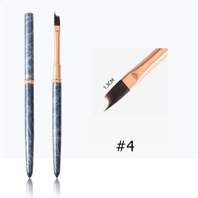 1 buc. perie pentru unghii cu gel pentru manichiură, acrilic, gel UV, extensie, pix, lac de unghii, pictură, desen, perie pentru unghii, pentru salonul de artă a unghiilor