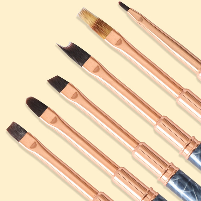 1 buc. perie pentru unghii cu gel pentru manichiură, acrilic, gel UV, extensie, pix, lac de unghii, pictură, desen, perie pentru unghii, pentru salonul de artă a unghiilor