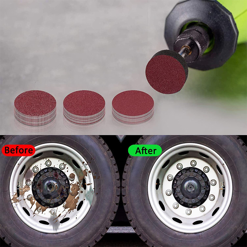 15 τμχ Αυτόματο γυαλόχαρτο 3 ιντσών 75 mm Δίσκοι λείανσης για γυαλόχαρτο αυτοκινήτου γυαλόχαρτο Λειαντικά φύλλα άμμου P800 P1200 P2000 P3000 P5000