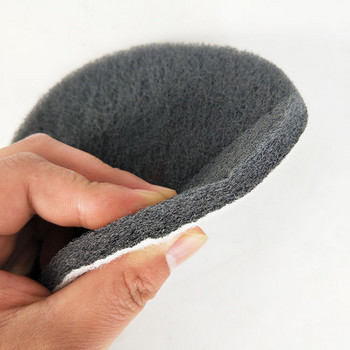 6-инчова многофункционална флокирана почистваща подложка, кръгла 400-800 песъчинки, промишлена тежкотоварна найлонова кърпа за полиране и шлайфане