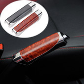 Capac decorativ universal pentru frana de mana Fibra de carbon Mahon Maner de protectie frana de mana Accesorii decorative Modificare