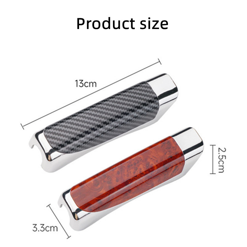 Capac decorativ universal pentru frana de mana Fibra de carbon Mahon Maner de protectie frana de mana Accesorii decorative Modificare