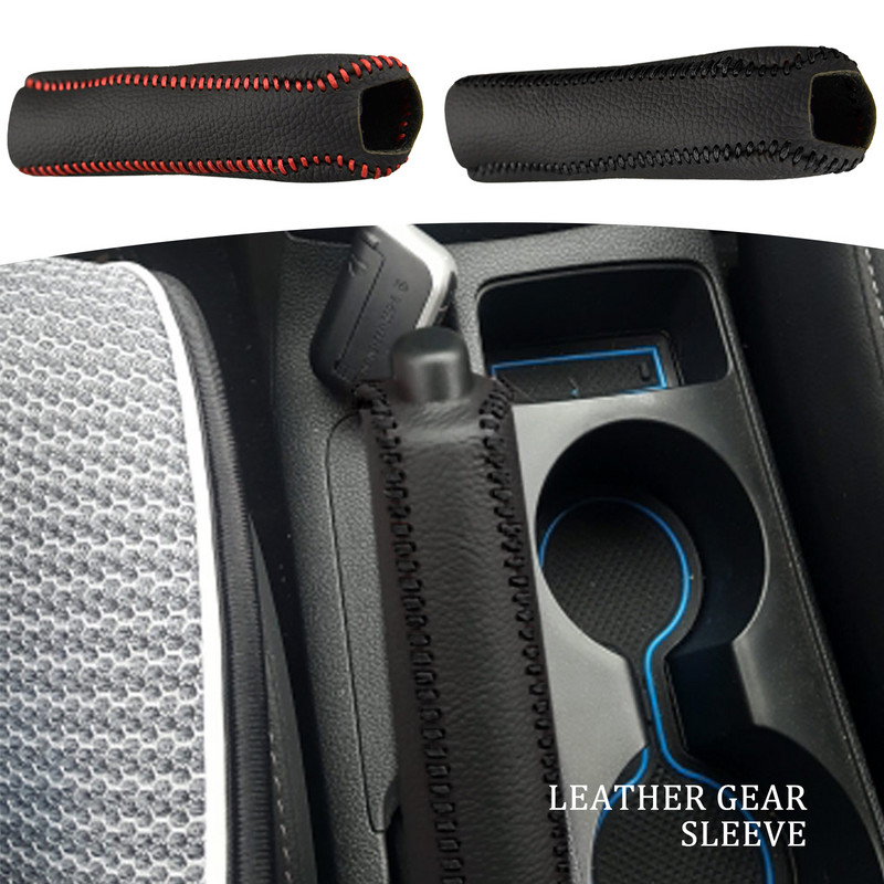 Käsitsi õmblemine Nahkkäigud Käsipiduri kate Auto sisetarvikud Kia K2 2011 2012 2013 2014 2015 2016 käepideme ümbris