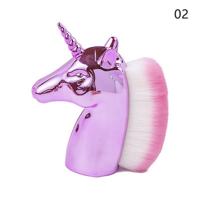 Perie pentru praf de unghii cu unicorn, gel colorat pentru vopsea de unghii, perii de curățare a prafului, pudră de gel UV, stilou pentru îndepărtarea sclipicii, instrumente de manichiură pentru unghii