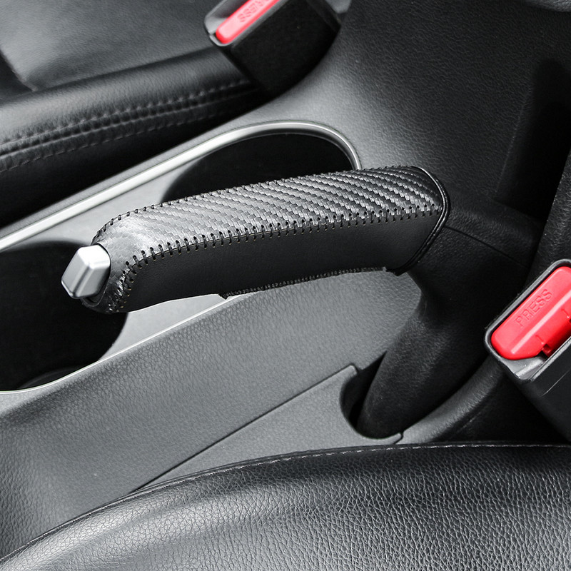 Kožni zupčanici Poklopac ručne kočnice Auto Interijer za Dacia duster logan sandero stepway lodgy mcv 2 dokker Dodaci za stil automobila