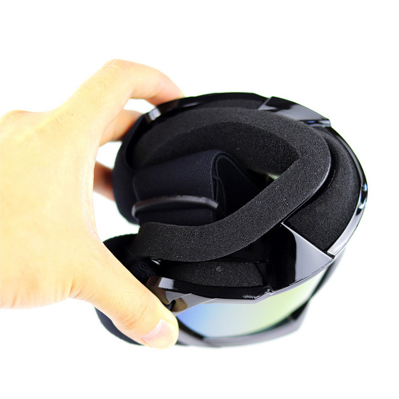 Ochelari de protecție pentru motocicletă Oglindă de motocross anti-vânt Ochelari anti-alunecare Motocicletă de înaltă definiție cu centură reglabilă Ochelari