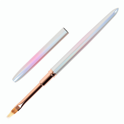 1 buc. perie pentru arta unghiilor cu gradient pentru instrument de salon de manichiură, desen pentru pictura profesională, stilou de extensie cu gel UV, perii pentru unghii